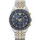 Armani ARMANI MEN'S WATCH AR6088 SILVER GOLD STRAP BLUE DIAL SILVER CASE 2