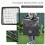 Homcom HOMCOM Adjustable Angle Rebounder Training Set with All-Weather Double-Layer Net - 6 Angles, Foldable Iron Frame, Ground Stakes - A90-222 5