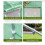 Outsunny Outsunny 4.5 x 3 x 2m Outdoor Tunnel Greenhouse w/ Roll Up Door 6 Windows Green 6