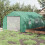 Outsunny Outsunny 4.5 x 3 x 2m Outdoor Tunnel Greenhouse w/ Roll Up Door 6 Windows Green 3