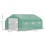 Outsunny Outsunny 4.5 x 3 x 2m Outdoor Tunnel Greenhouse w/ Roll Up Door 6 Windows Green 2