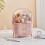 Living And Home Elegant Makeup Storage Organizer Box with Drawers and Handle 2