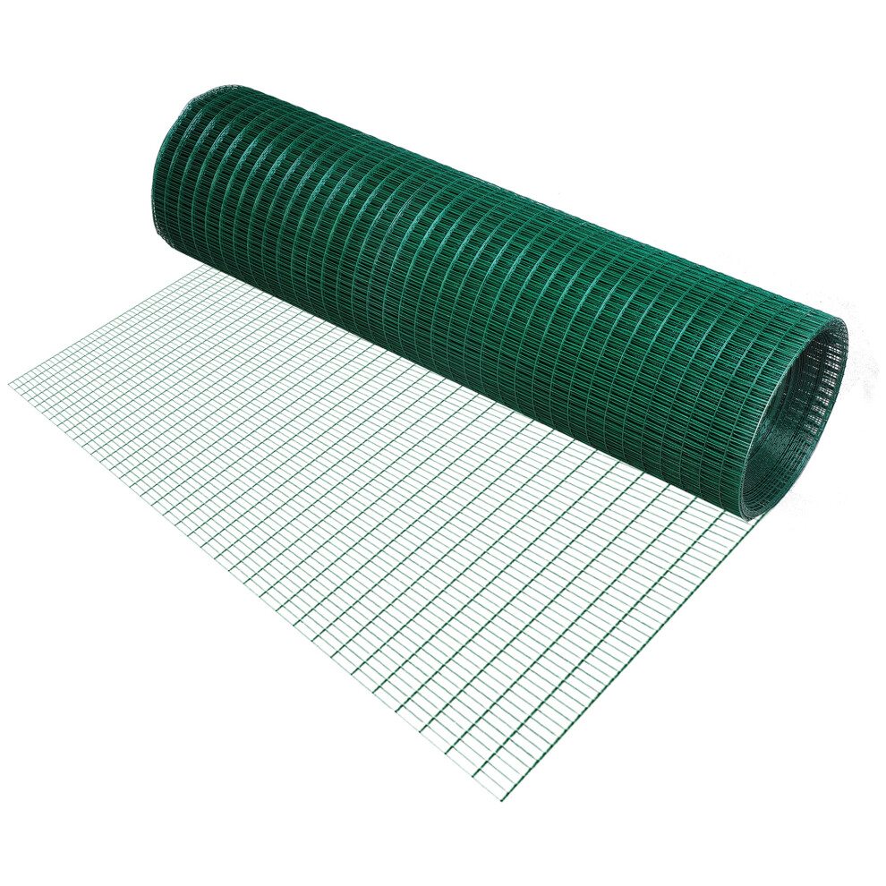PVC Coated Welded Wire Mesh Chicken Poultry Aviary Fence Run Hutch Pet Rabbit