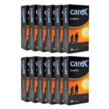 Pack of 12 Boxes Classic Condoms Reliable Protection and Comfort