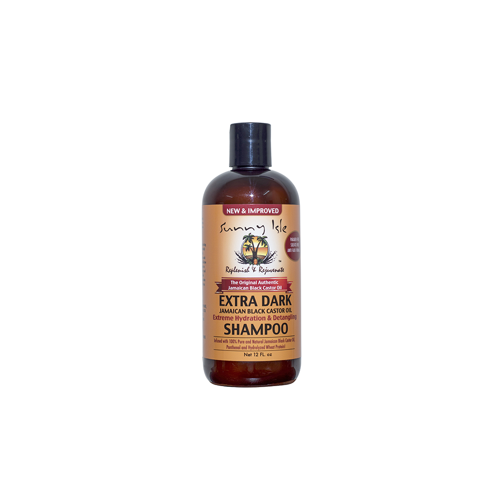 Dark/Black Extra Shampoo 12Oz - Jamaican Castor Oil, Moisturizing, Nourishing, Strengthening, Hair Growth