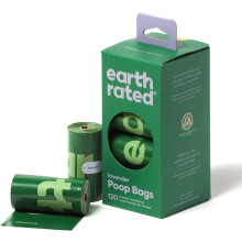 Earth Rated Dog Poo Bags, Guaranteed Leak Proof and Extra Thick Waste Bag Refill Rolls For Dogs, Lavender Scented, 120 Count