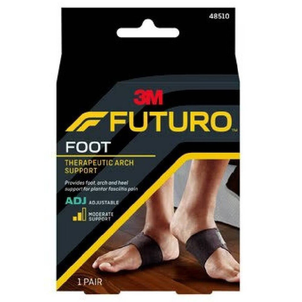 Futuro Foot Therapeutic Arch Support Adjustable Design for Custom Fit and Optimal Comfort Supports Reduces Foot Pain