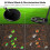 Casart Metal Detector All Metals & Discrimination Mode Waterproof 12cm Deep 8