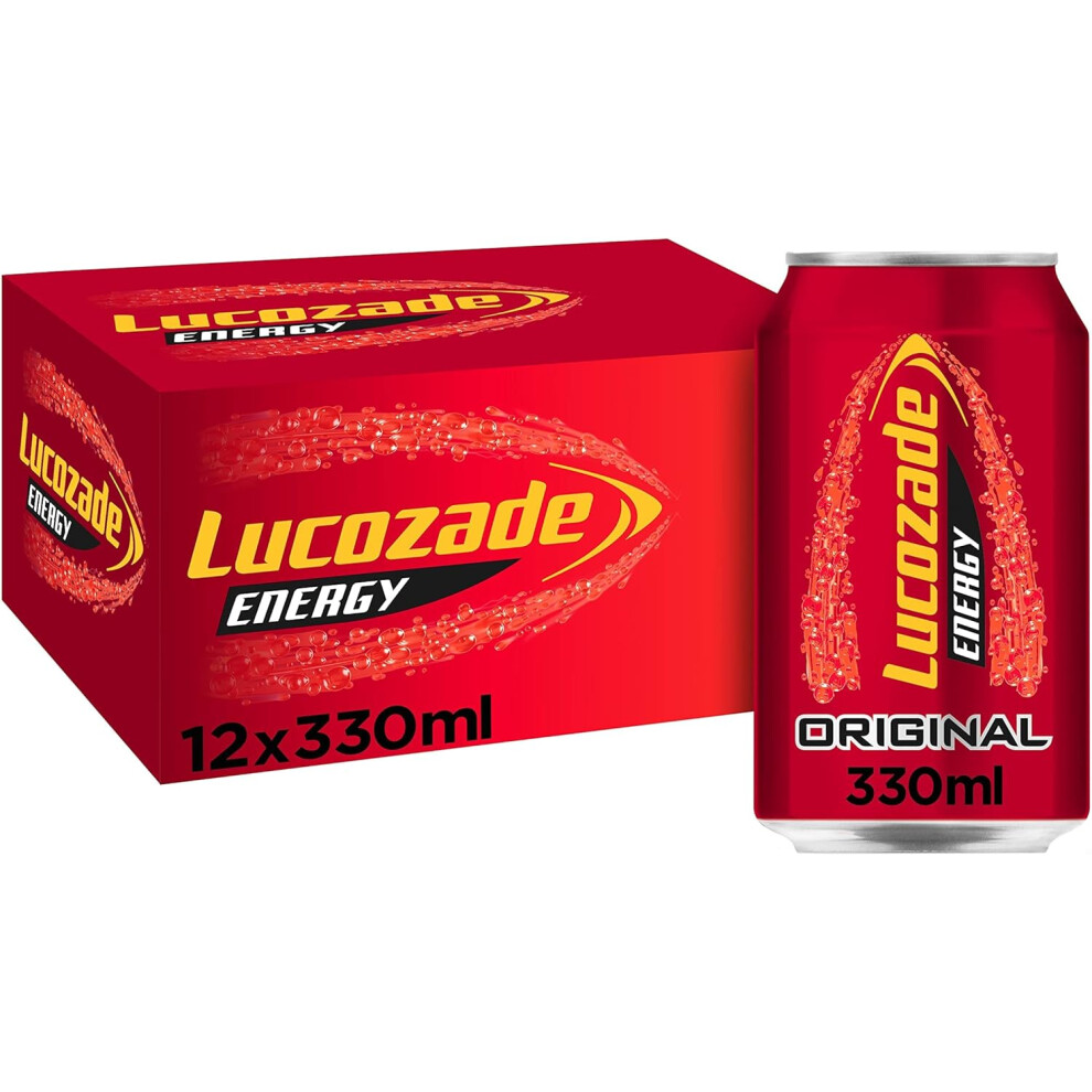 Lucozade Energy Drink Original 12X330ml Multipack