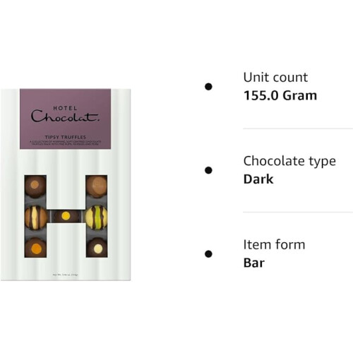 Hotel Chocolat Hotel Chocolat - Tipsy Truffles H-box, 155 grams 2