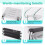 Casart 3-step Telescoping Boat Ladder Fold Dock Ladder Swimming Pool Ladder 6