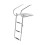 Casart 3-step Telescoping Boat Ladder Fold Dock Ladder Swimming Pool Ladder 9