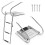 Casart 3-step Telescoping Boat Ladder Fold Dock Ladder Swimming Pool Ladder 12