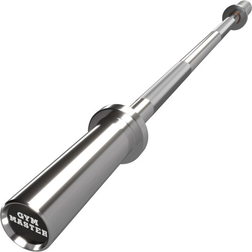 (5ft Olympic) GYM MASTER 2" Diameter Olympic Barbell with Spring Clip Collars