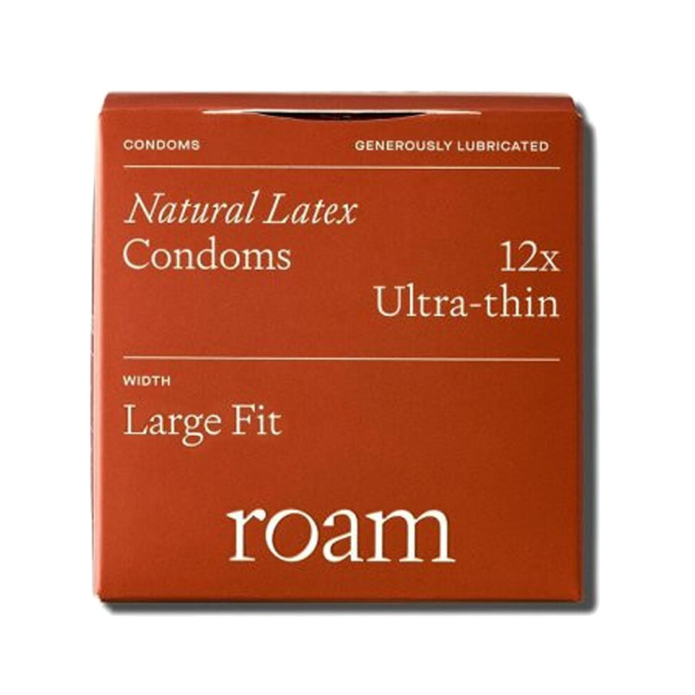 (Buy 12) Roam Ultra Thin Condoms for Safer Sex Large Fit