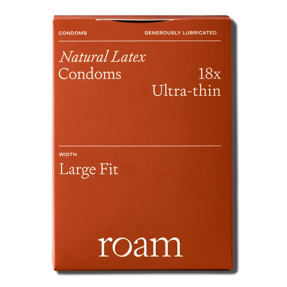 (Buy 18) Roam Ultra Thin Condoms for Safer Sex Large Fit