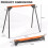 Casart 2 Pack Folding Saw Horses Compact Tools Heavy-duty Work Table w/ Legs 2