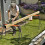 Casart 2 Pack Folding Saw Horses Compact Tools Heavy-duty Work Table w/ Legs 3