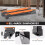 Casart 2 Pack Folding Saw Horses Compact Tools Heavy-duty Work Table w/ Legs 9