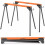 Casart 2 Pack Folding Saw Horses Compact Tools Heavy-duty Work Table w/ Legs 1