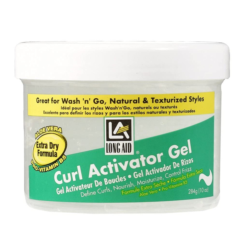 Ampro Curl Activator Gel Extra Dry Formula  Aloe Rich & Provitamin B5 Protein rich formula boosts hair resilience 10oz