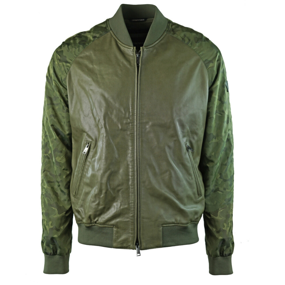 (XXS) Emporio Armani W1B54P W1P58 010 Leather Jacket