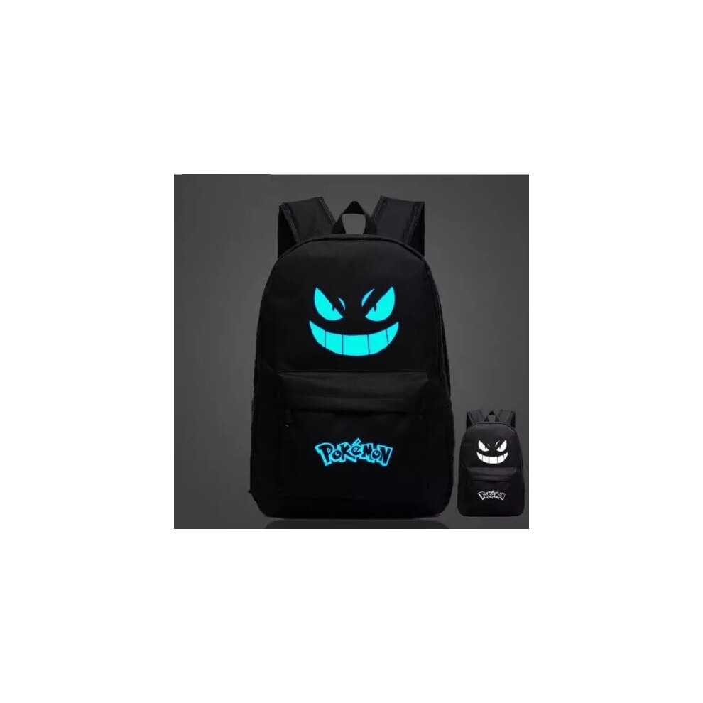 (2#) Luminous Backpack Galaxy Rucksack Gengar Travel Shoulder School Bags