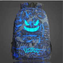 (7#) Luminous Backpack Galaxy Rucksack Gengar Travel Shoulder School Bags