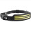Sensor Headlamp COB LED Head Lamp Flashlight USB Rechargeable Head Torch 5 Lighting Modes Head Light (COB 3 white)(Black) 1