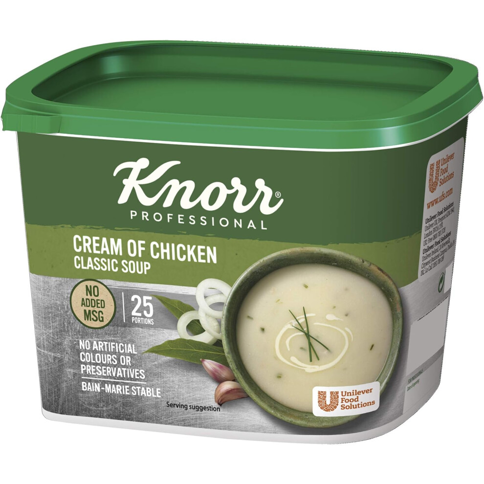 Knorr Classic Cream Of Chicken Soup, 25 Portions (Makes 4.25 Litres) 39737801