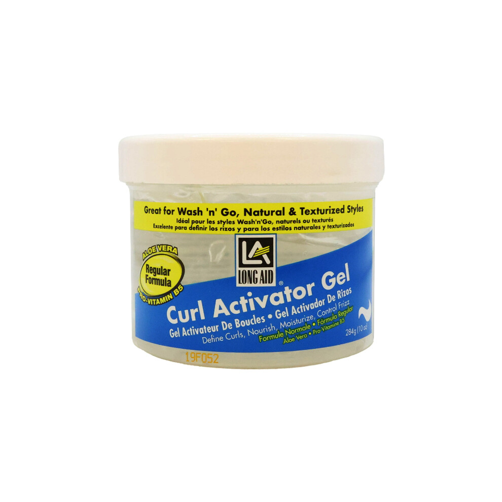 Ampro Curl Activator Gel  Regular Formula Aloe Vera ProVitamin B and Glycerin restore moisture to normal dry hair 10oz