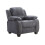 Valerie Grey Leather 2+1 Seater Sofa Set 3