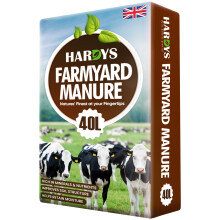 40L Organic Farmyard Manure Fertiliser Plants Lawn