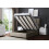 DS Living (Single, Cream) Evangeline Panel Upholstered Bed with Ottoman 5