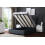DS Living (Double, Steel) Evangeline Panel Upholstered Bed with Ottoman 5