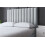 DS Living (King, Silver) Evangeline Panel Upholstered Bed with Ottoman 1
