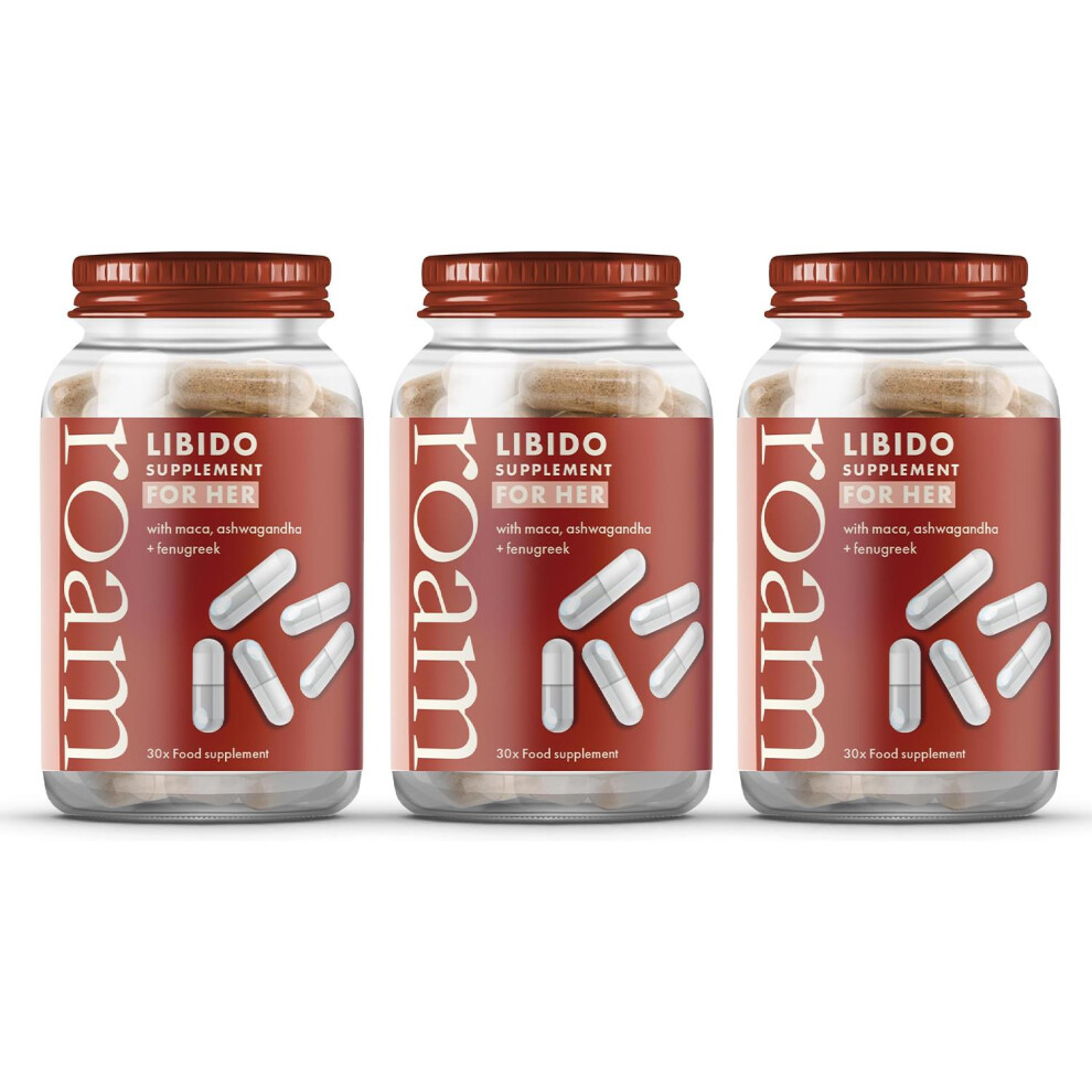 Roam Libido Supplements for Her 90 Capsules