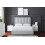 DS Living (Super King , Silver) Evangeline Panel Upholstered Bed with Ottoman 3