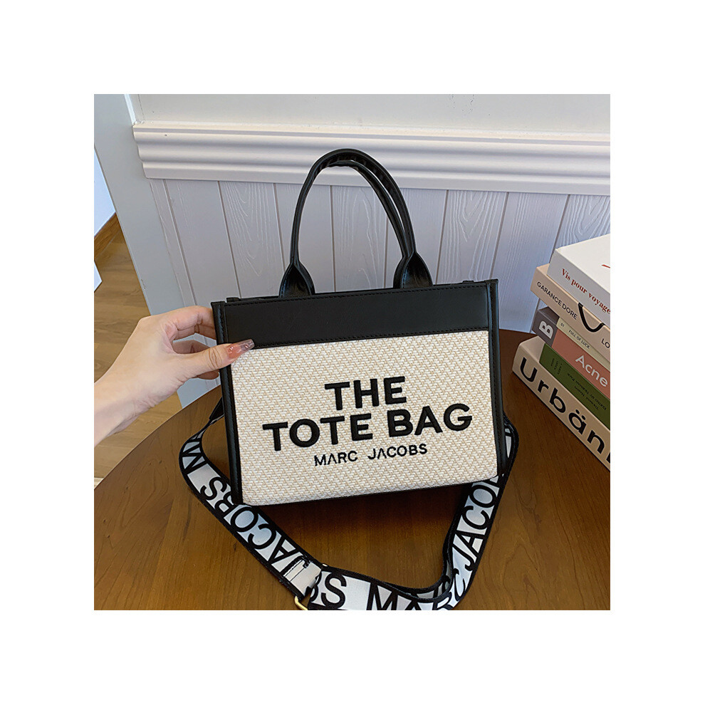 (Beige) Womens Handbags Designer Tote Bags Large Capacity Canvas