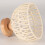 (2PCS) 20CM Retro Ceiling Lamp Light Hemp Rope Braided Ceiling Light Modern Indoor Ceiling Light White 4