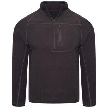 (Charcoal, 13 - 14 Years) Kids Jumper Fleece Jacket Half Zip Winter Sweater