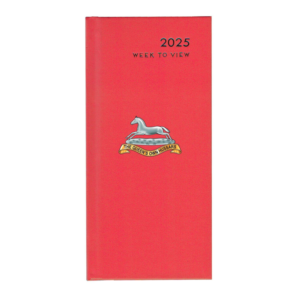 The Queen's Own Hussars pocket diary, red, 2025