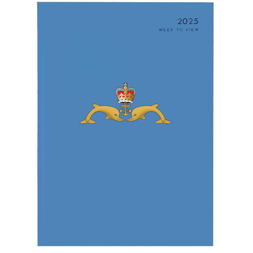 Royal Navy Submarine Service A4 Diary, blue, 2025