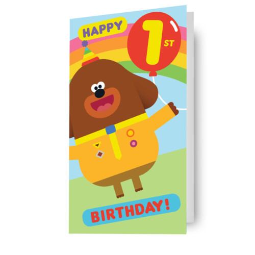 Hey Duggee Hey Duggee Age 1 Birthday Card