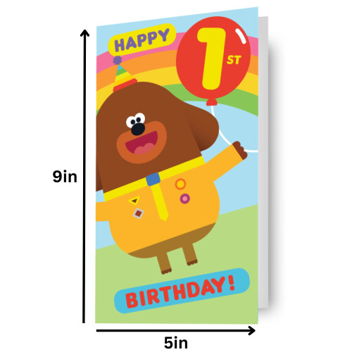 Hey Duggee Hey Duggee Age 1 Birthday Card 2