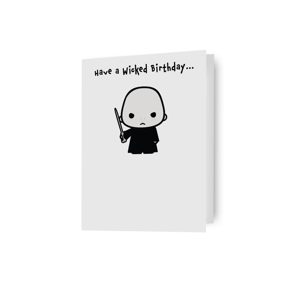 Harry Potter 'Wicked' Birthday Card