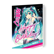 Hatsune Miku Birthday Card