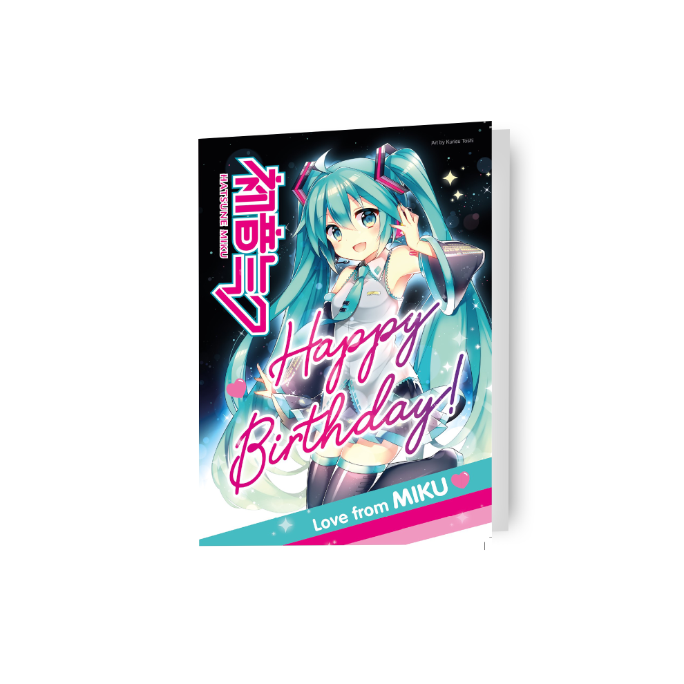 Miku Hatsune Hatsune Miku Birthday Card