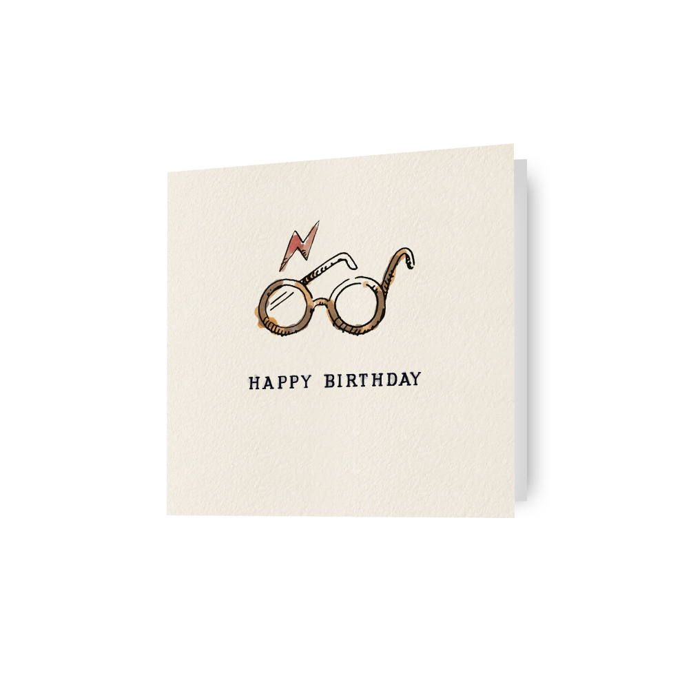 Harry Potter Glasses Birthday Card