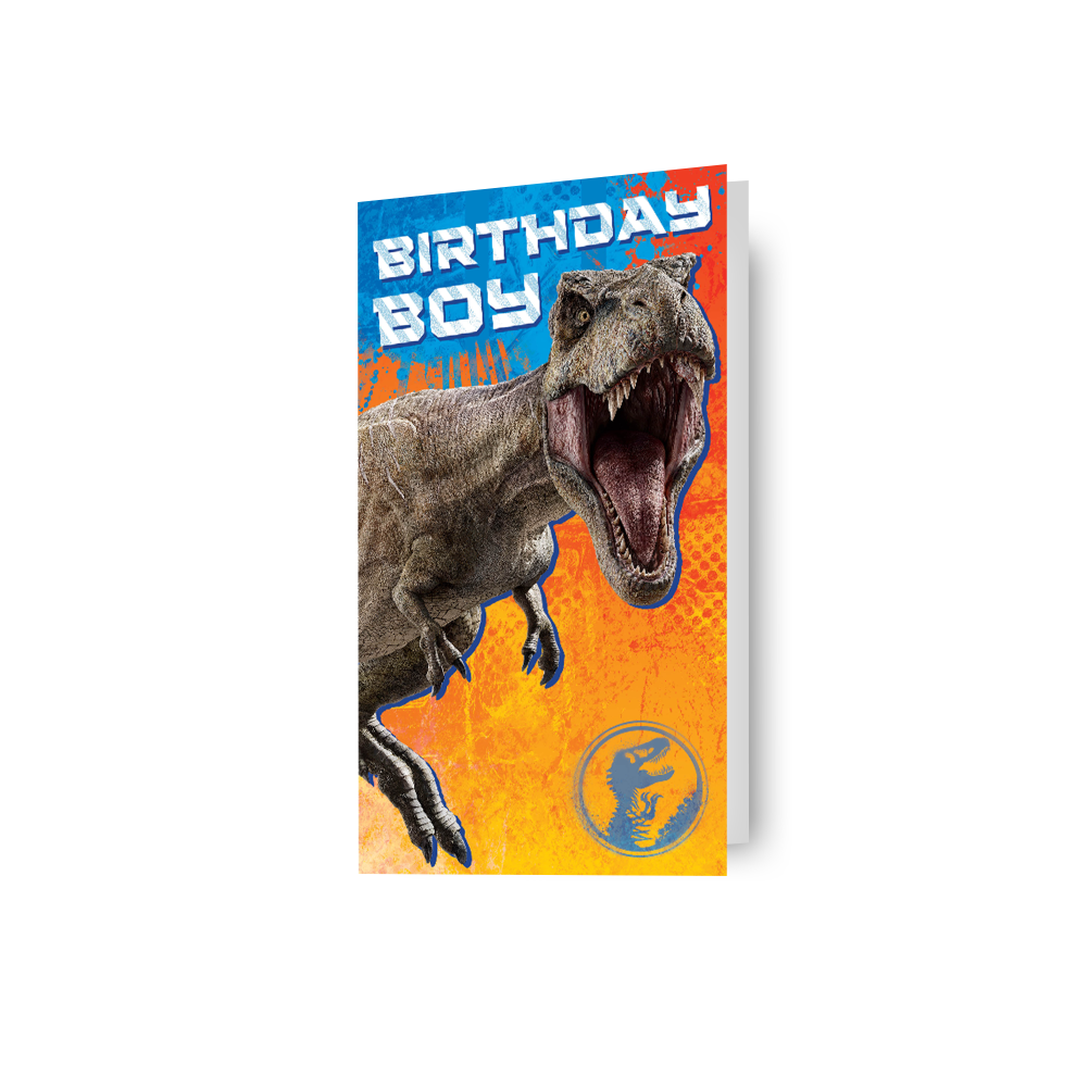 Jurassic World 'Birthday Boy' Card